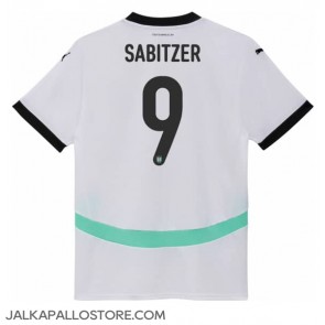 Itävalta Marcel Sabitzer #9 Vieraspaita EM-Kisat 2024 Lyhythihainen